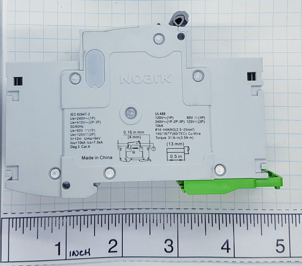 Noark Breaker, 2 Pole, 30 Amp, 250v Rated