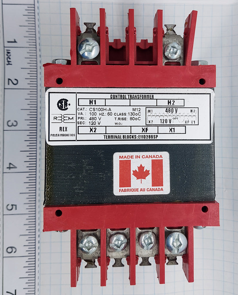 Rex Control Transformer - 100VA, 480/120v