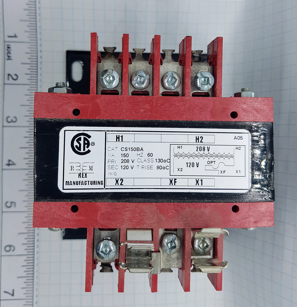 Rex Control Transformer - 150VA, 208/120v