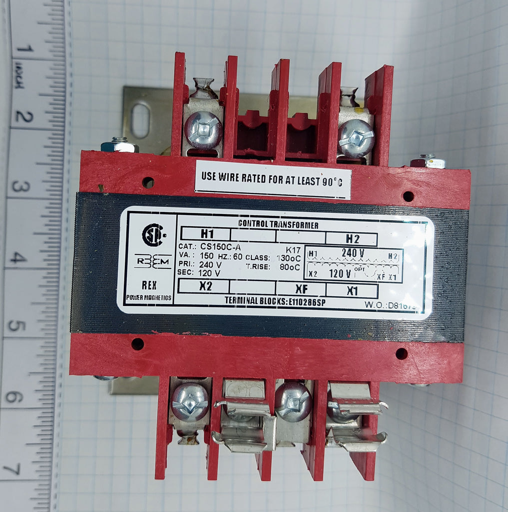 Rex Control Transformer - 150VA, 240/120v