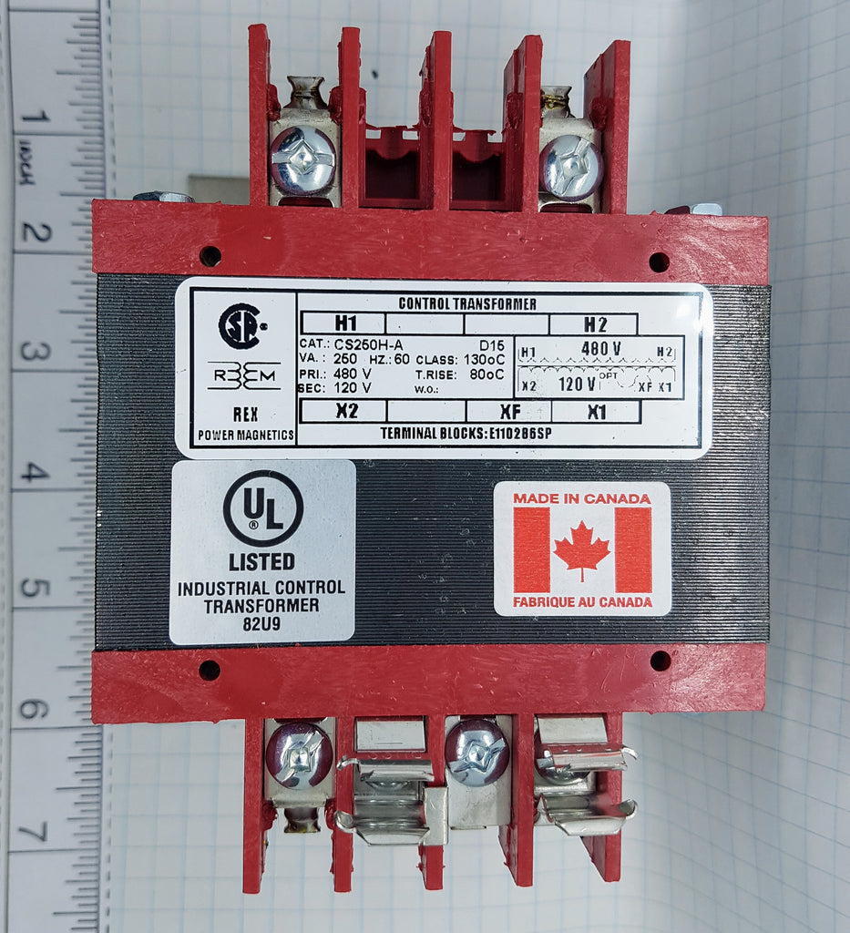 Rex Control Transformer - 250VA, 480/120v