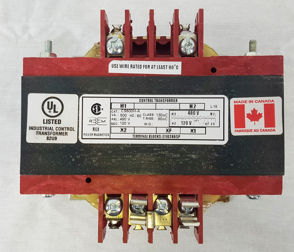 Rex Control Transformer - 500VA, 480/120v