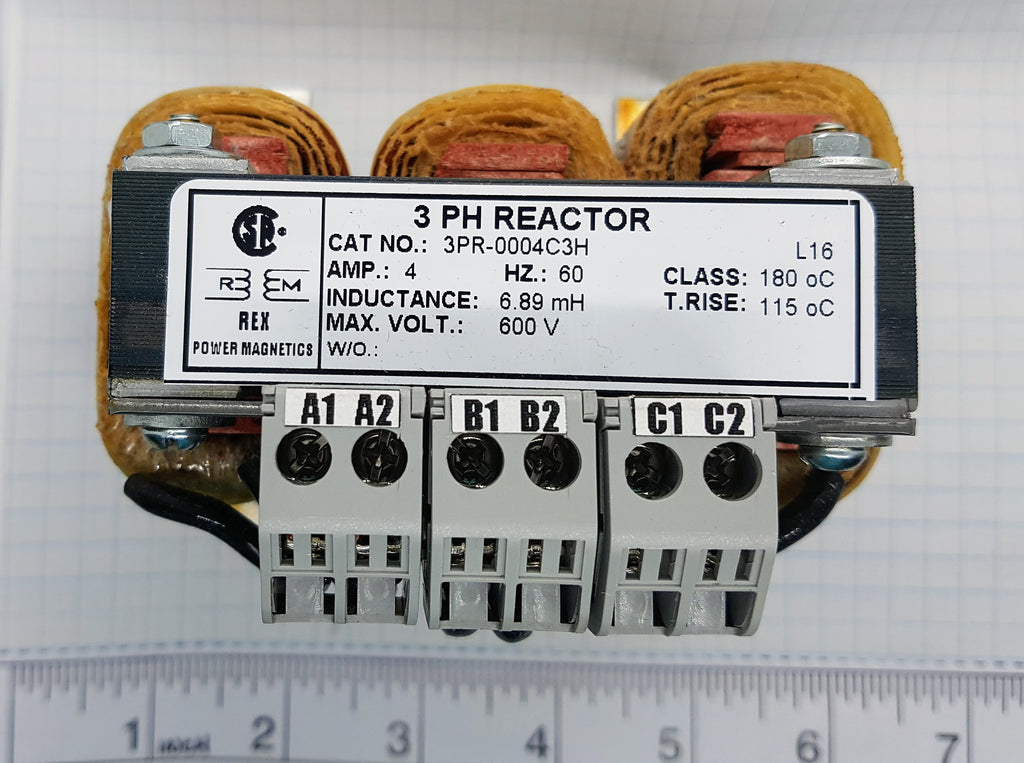 Rex Reactor - 3% - 4 Amps in a NEMA 1 enclosure (9.5" x 7" x 8" Tall)