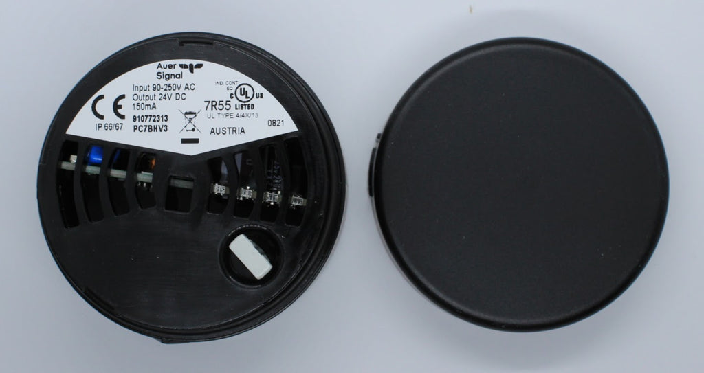Auer Signal 120-240V High Voltage Terminating Base up to 3 Modules