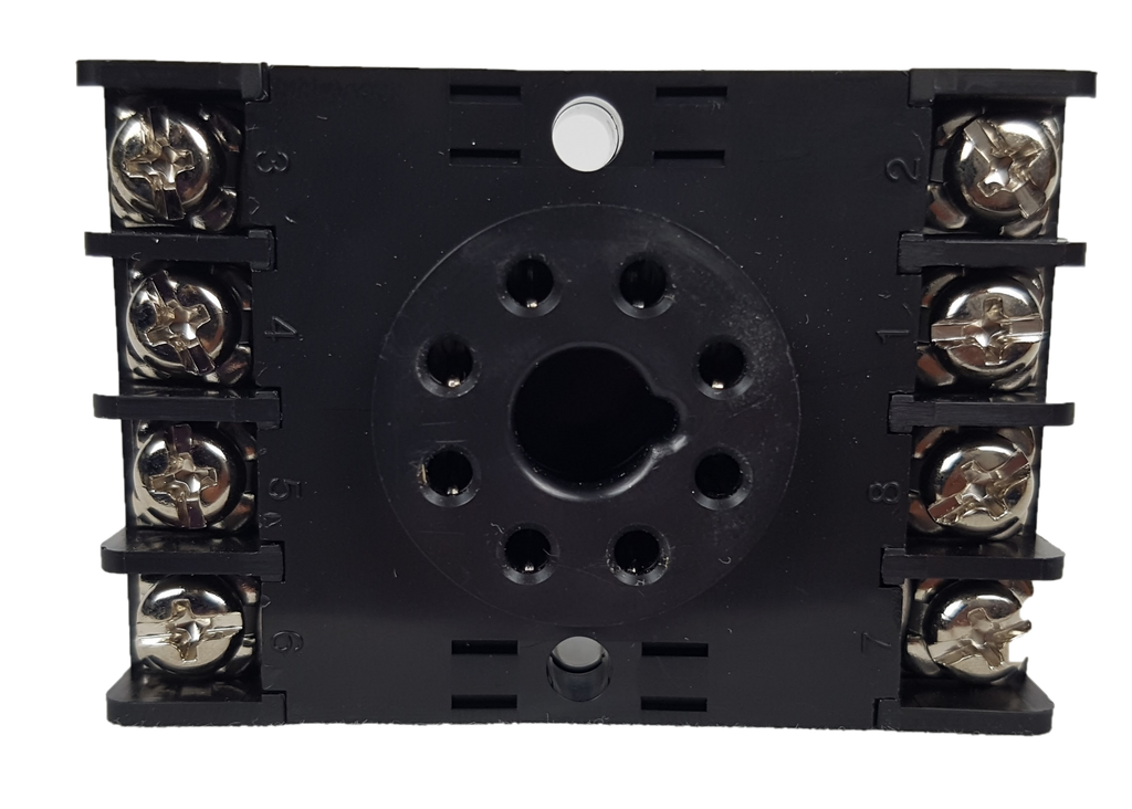 IDEC base for relays and timers, 8 Pin, Screw