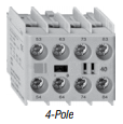S+S Auxiliary Contact Blocks , 4NC