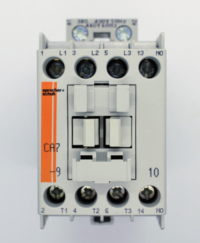 S+S Contactor 9A, 380VAC Coil, 1NO Aux Contact