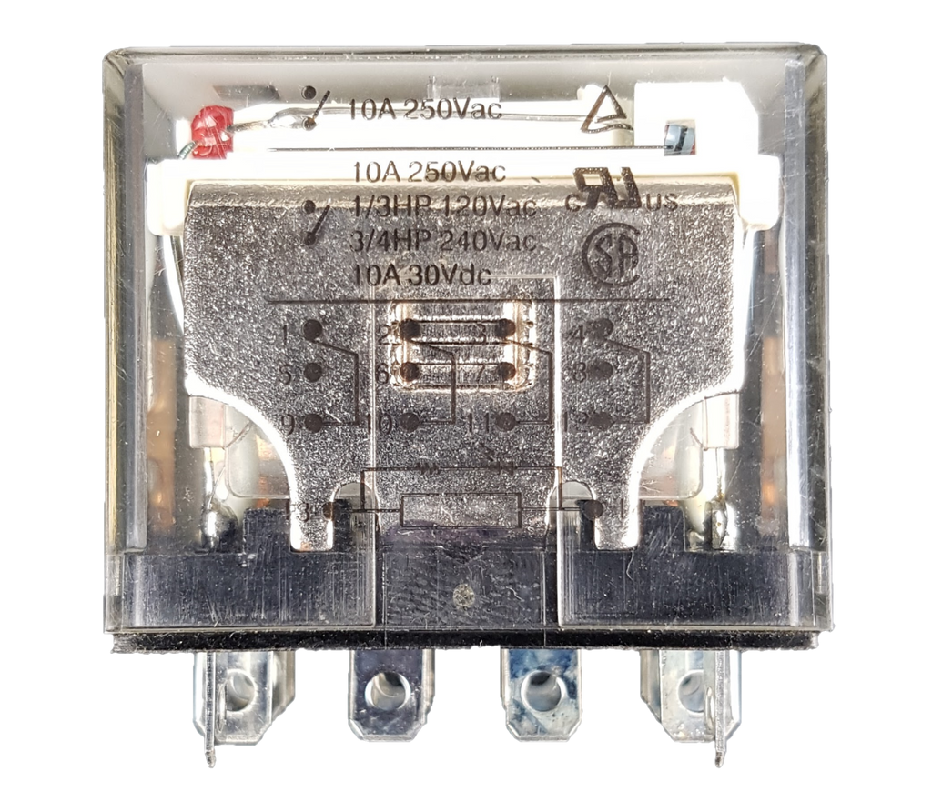 Carlo Relay, 4 Pole, 14 Pin, 24VAC, 85mA