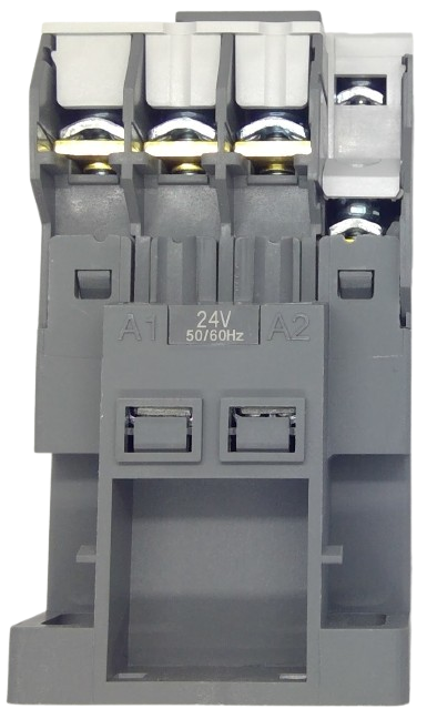 Carlo Contactor, 22A, 24v, 3ph, Screw, 1NO 1NC Aux