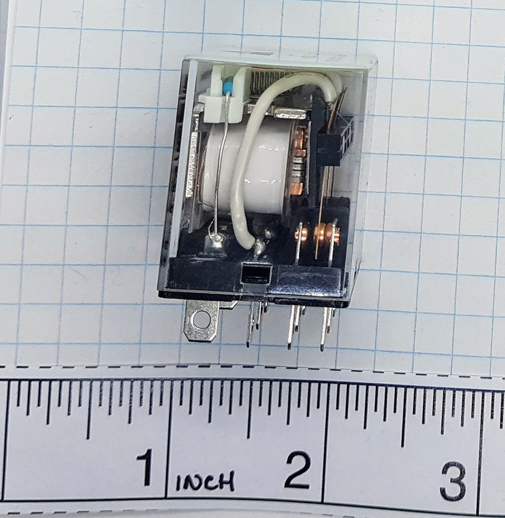 Carlo Relay, 3 Pole, 11 Pin, 120VAC, 14.5mA