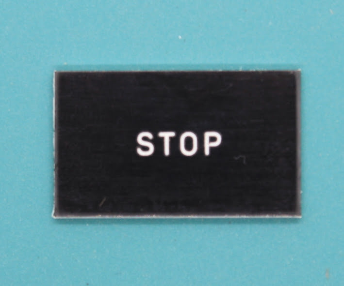 S+S - Legend Plate - Stop