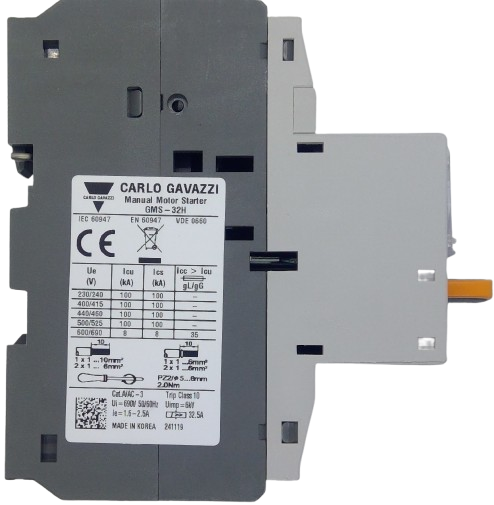 Carlo Breaker Overload - 1.6..2.5A - Frame Size 32 - Man Mtr Ctrl
