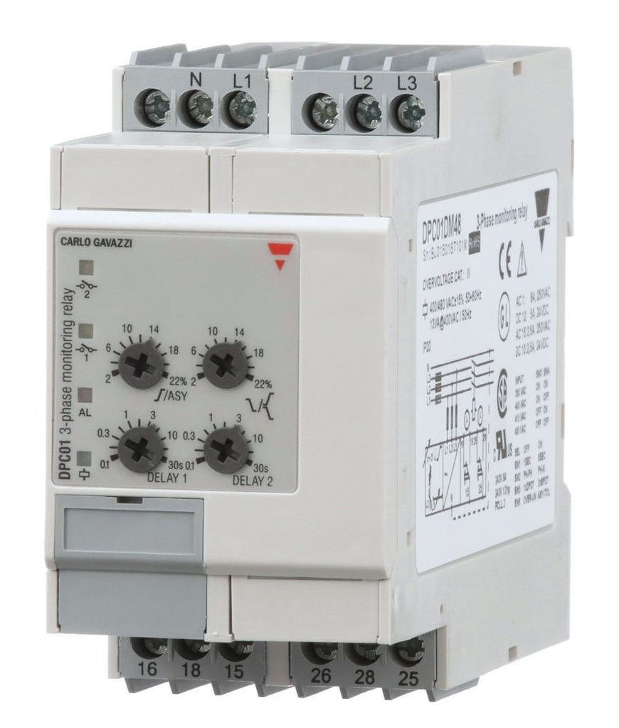 Carlo - Multi-Voltage, 3 Phase, Multifunction Relay