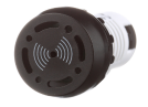 Carlo Pilot Light, Black Buzzer, 110v AC/DC