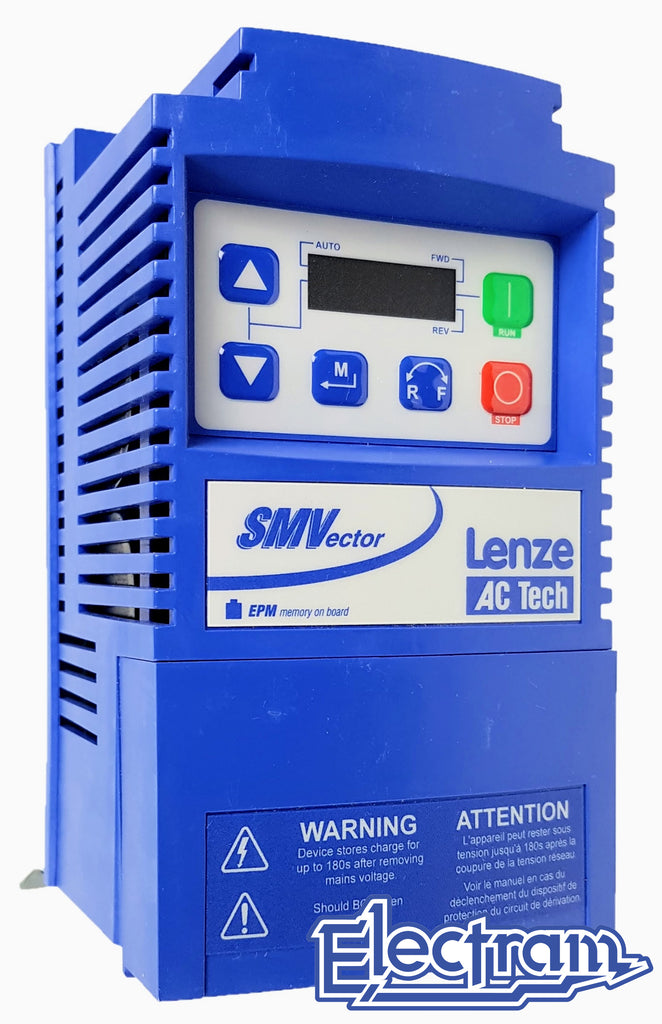 Lenze AC Tech VFD - 1HP - 120v / 240v - Single phase input - NEMA1 Indoor - Variable Frequency Drive
