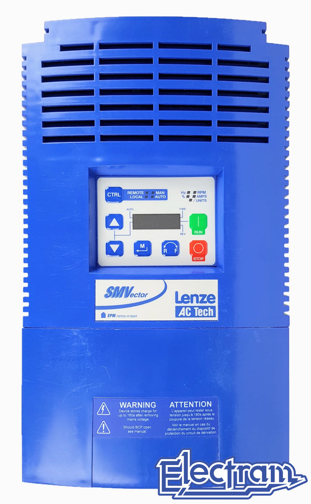 Lenze AC Tech VFD - 15HP - 200-240v - 3 phase input - NEMA1 Indoor - Variable Frequency Drive