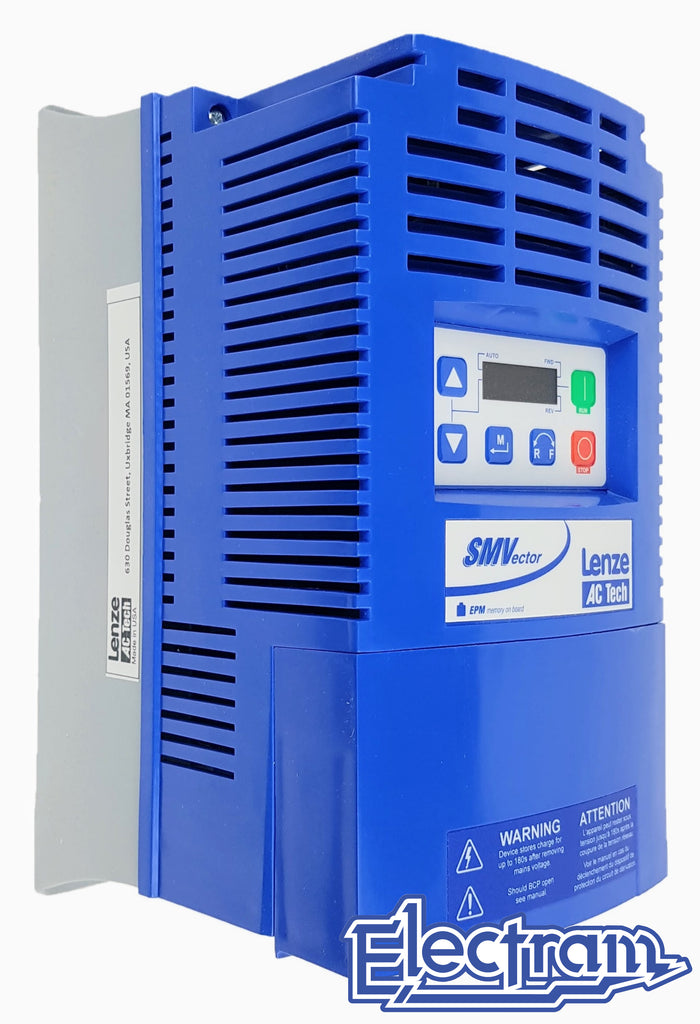 Lenze AC Tech VFD - 7.5HP - 200-240v - 3 phase input - NEMA1 Indoor - Variable Frequency Drive *New