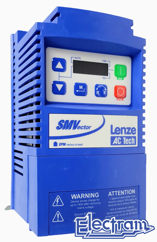 Lenze AC Tech VFD - 1HP - 600v - 3 phase input - NEMA1 Indoor - Variable Frequency Drive