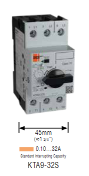 Sprecher Motor Circuit Controller, 1.0-1.6A, Standard Interrupting Capacity, Frame Size 32