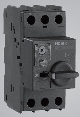 Noark Rotary Handle Manual Motor Starter, Adjustable 17 to 23 amp
