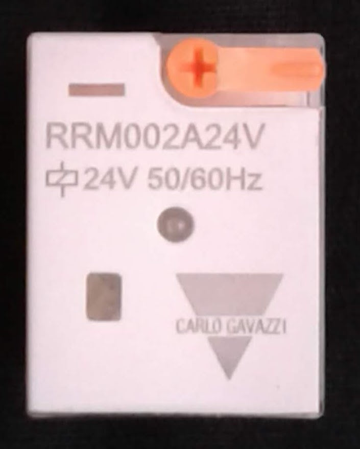 Carlo Relay, 2 Pole, 8 Pin, 10A, 24VAC  -  replaced by RMIA21024VAC