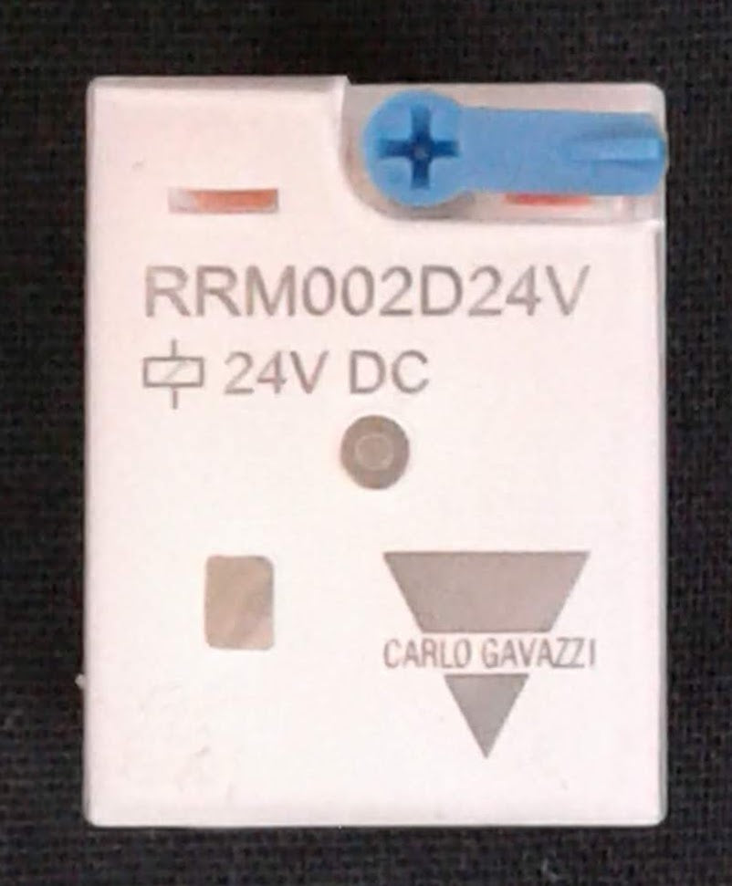 Carlo Relay, 2 Pole, 8 Pin, 10A, 24VDC  -  Being replaced by RMIA21024VDC