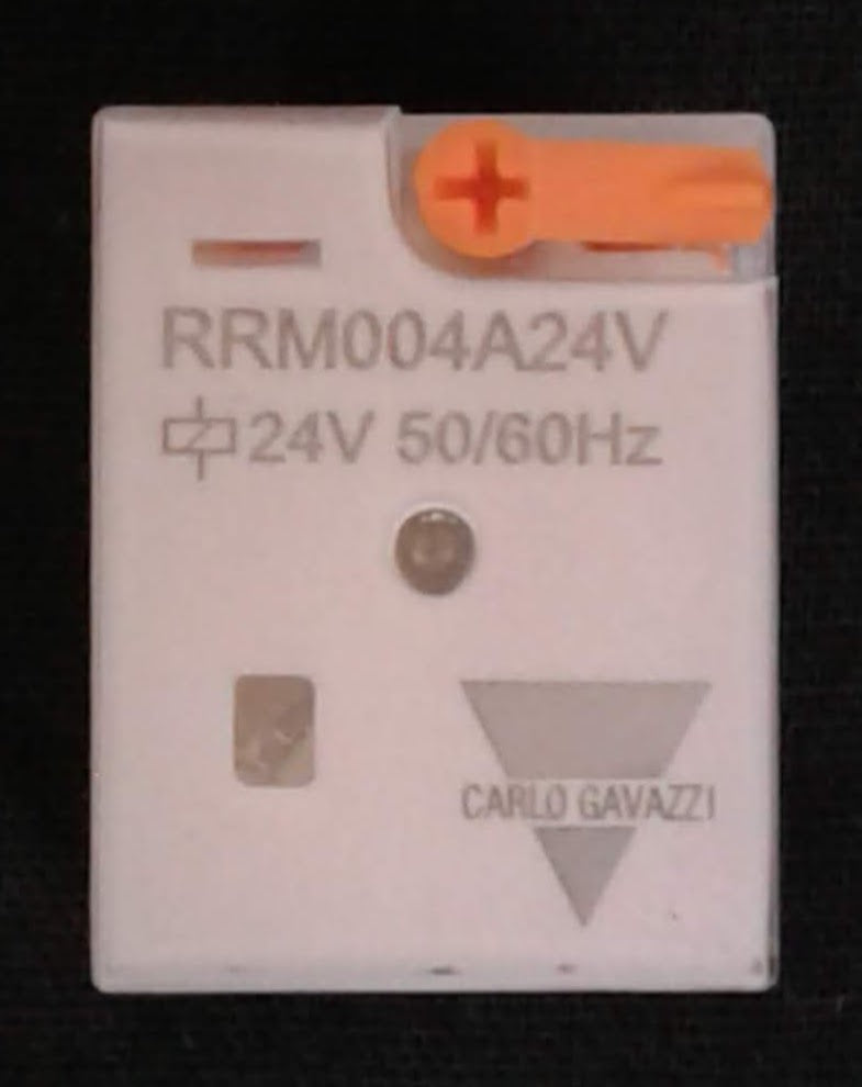 Carlo Relay, 4 Pole, 14 Pin, 5A, 24VAC  -  Being replaced by RMIA4524VAC