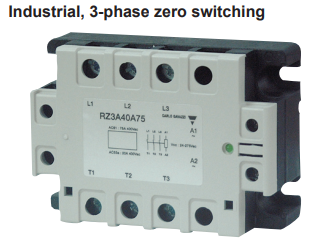 Carlo RZ 55A 600V DC Industrial, 3-phase zero switching