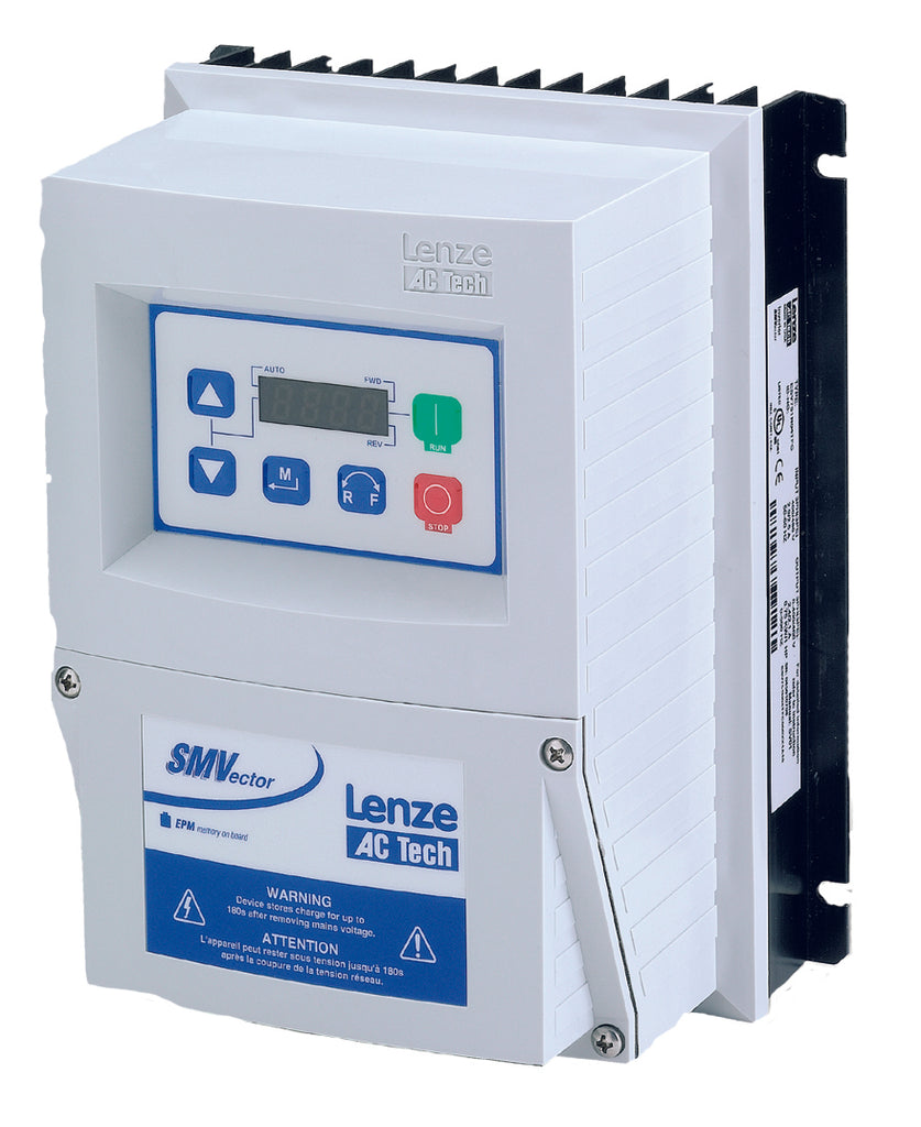 Lenze AC Tech VFD - 1HP - 200-240v - Single or 3 phase input - NEMA4x Indoor Washdown - Open Box