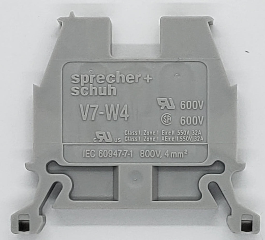 S+S Terminal Block, Din Rail Mount, 600v, AC/DC, 30 Amp, #22...#10AWG