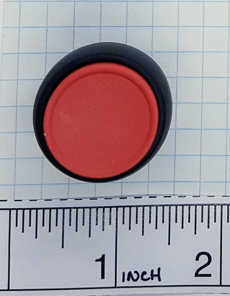 S+S Push Button, Red, Extended, Momentary