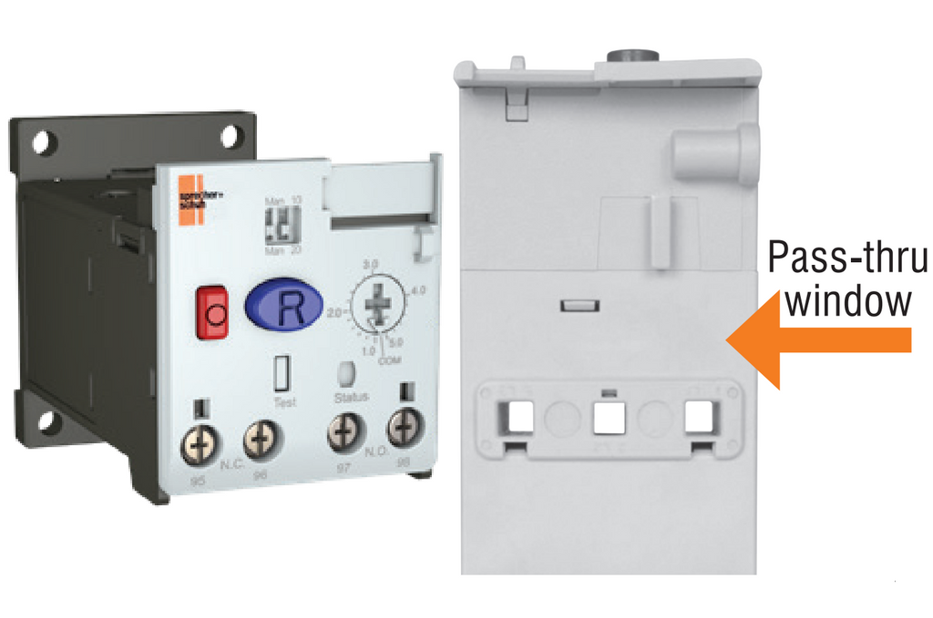 Free Standing Overload - 3.2-16 Amp, 1  or 3 Phase, Auto or Manual reset