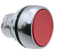 S+S Push Button, Red, Metal