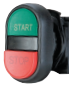 S+S Push Button, Multi-function 2-Button, Raised Stop, "Start", "Stop"