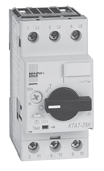 Sprecher Motor Circuit Controller, 14.5-20A, High Interrupting Capacity, Frame Size 25
